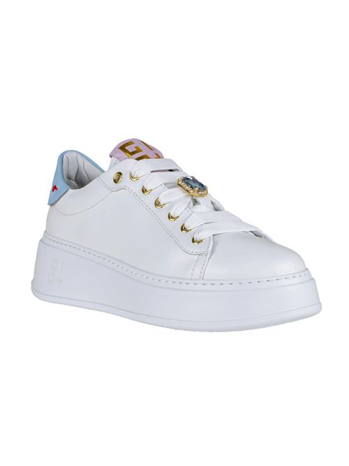 Sneaker combi Gio+ GIO + | PIA166A-BIANCO LILLA